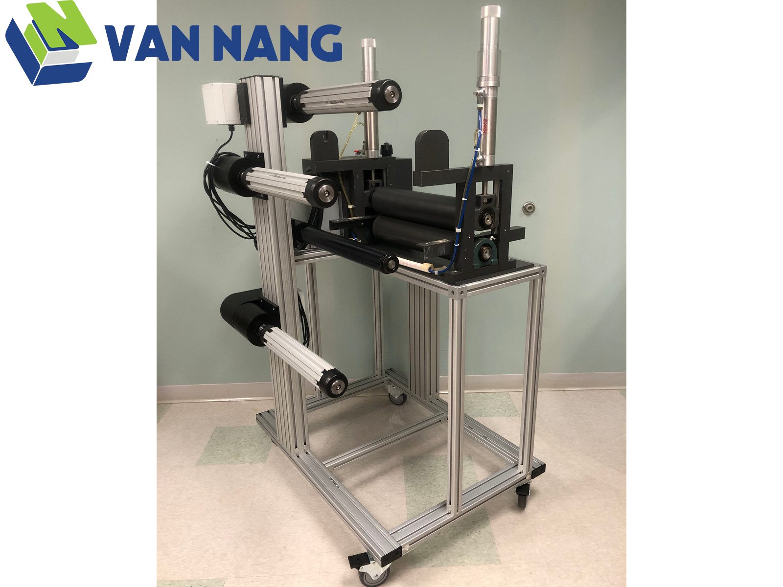 H&igrave;nh ảnh thực tế bảng điều khiển m&aacute;y c&aacute;n m&agrave;ng nhiệt ChemInstruments