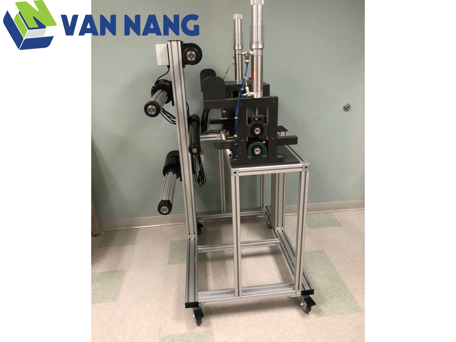 H&igrave;nh ảnh thực tế trục &eacute;p v&agrave; phụ kiện m&aacute;y c&aacute;n m&agrave;ng nhiệt ChemInstruments