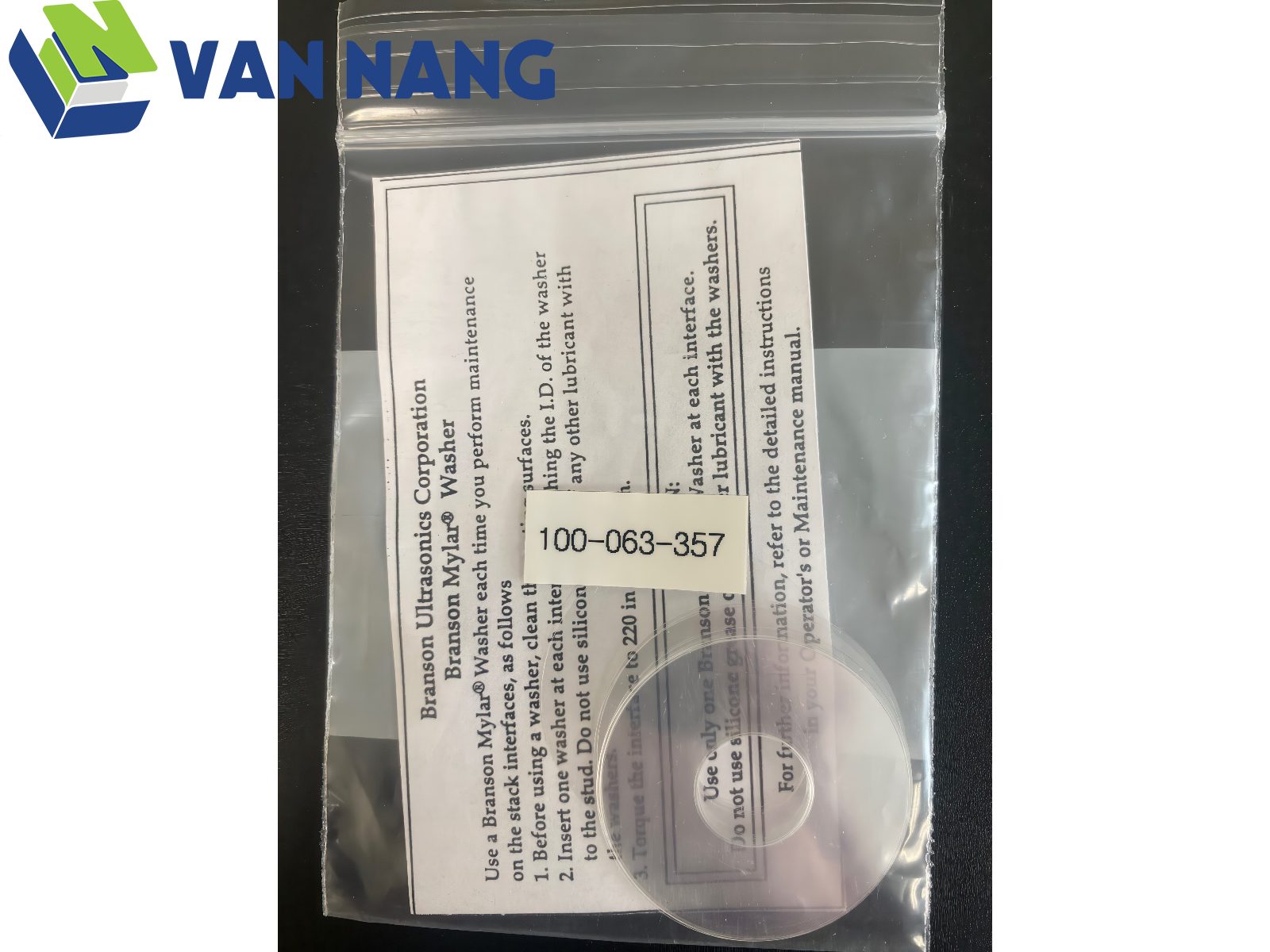Mylar Washer Kit 100-063-357