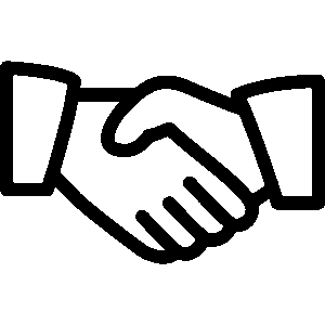 Hand shake 300x300