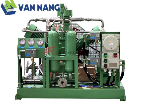 MÁY NÉN KHÍ HYDRO ÁP SUẤT THẤP KHÔNG DẦU BAILIAN COMPRESSORAS MODEL HW-23/1-50