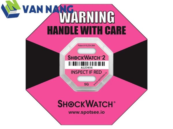 MIẾNG DÁN KIỂM TRA ĐỘ VA ĐẬP SPOTSEE SHOCKWATCH 2 MODEL 5G