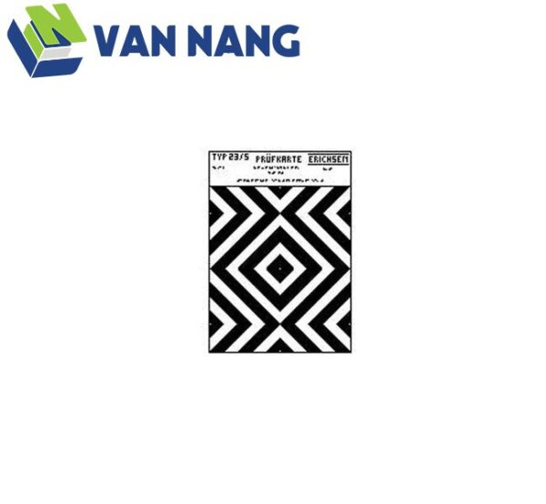 Test Charts Model 451 23-5_result Thẻ kiểm tra độ che phủ ERICHSEN Model 451