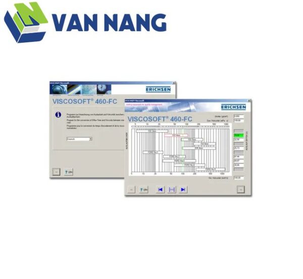 Phần mềm chuyển đổi độ nhớt ERICHSEN VISCOSOFT 460 FC